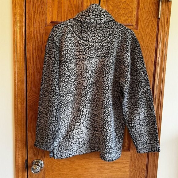 Boxercraft North Central College NCC Sherpa 1/4 Zip Pullover Jacket L Gray - Picture 2 of 6